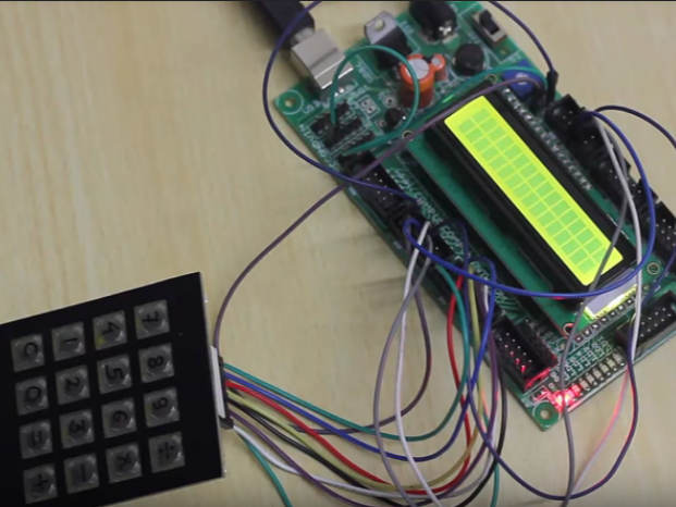 Calculator using PIC micro-controller