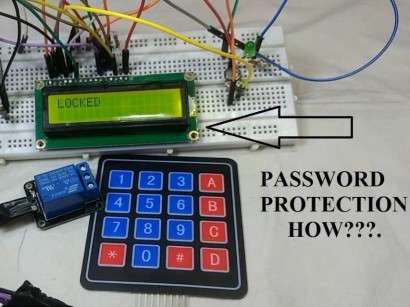 Password based door lock system