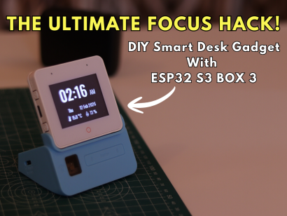 Desk32 - the Ultimate DIY Smart Desk Hub for Deep Work