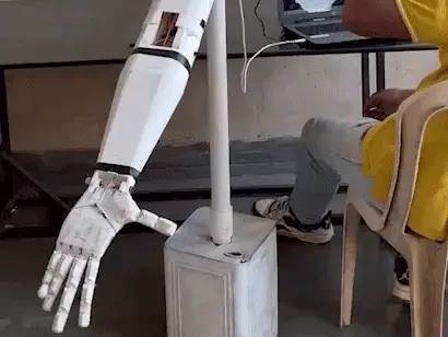 Gesture Controlled Robotic Hand