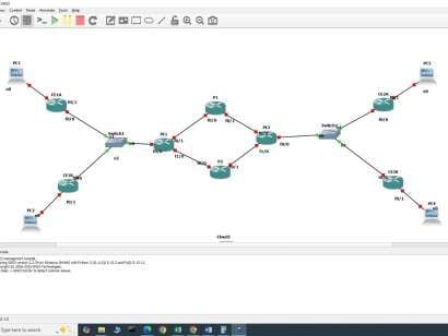 Ai Driven MPLS Traffic optimization using real time composite scoring in GNS3